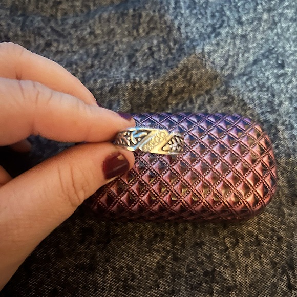 Men’s Diamond and White 14k Gold Wedding Ring - Picture 1 of 2